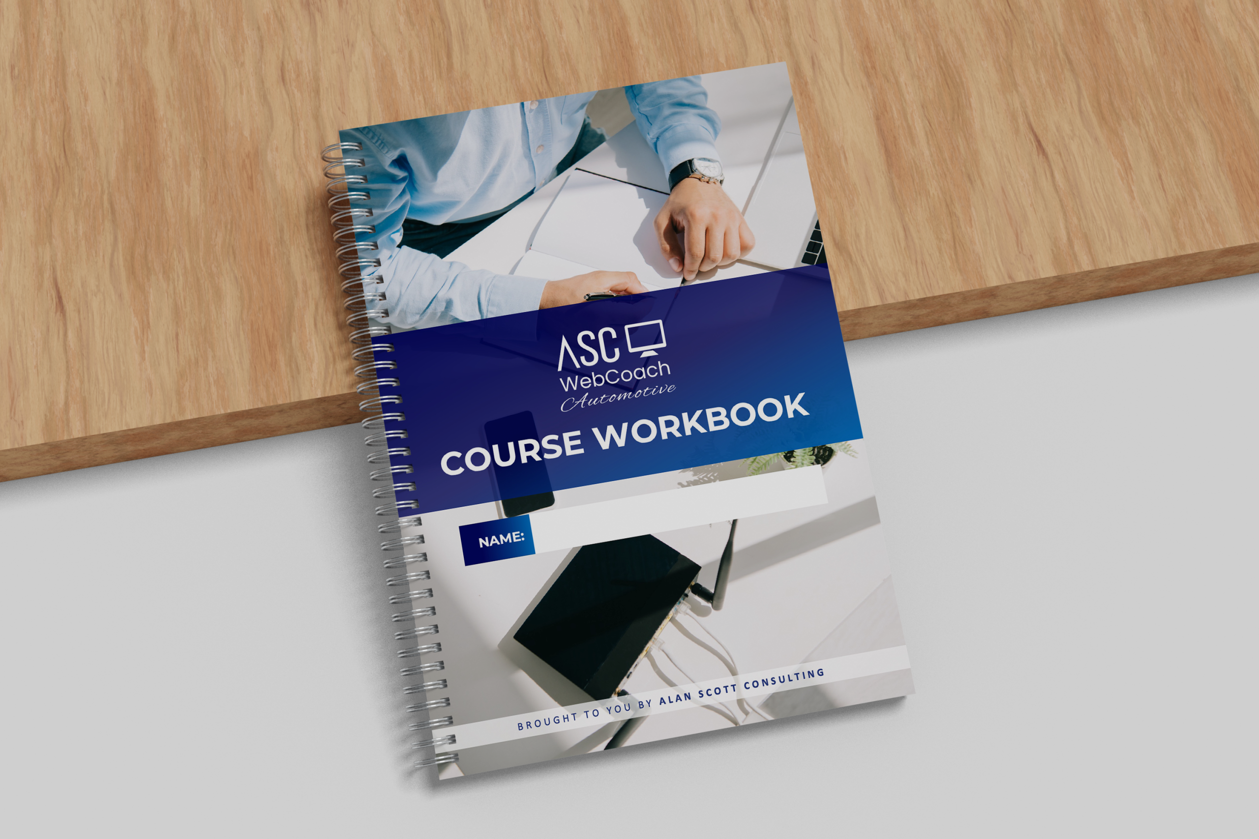 Notebook-1 Branded training notebook design front